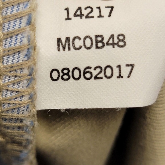 Peter Millar Soft Touch Twill Pima Cotton MC0B48 Beige Khaki Chino Pants 40x26 - Picture 4 of 9